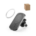 SPBrindes Corporativos - KOCH. Carregador magnético por indução super-rápido (wireless) com a funcionalidade de suporte para