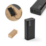 SPBrindes Corporativos - GURDON. Bateria portátil em ABS 100% reciclado (30'000 mAh)