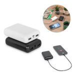 SPBrindes Corporativos - LEAKEY 10. Bateria portáti em ABS 100% reciclado (10'000 mAh)