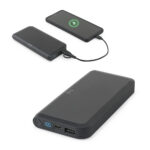 SPBrindes Corporativos - BECKER 10. Bateria portátil com carregador por indução super-rápido (10'000 mAh)