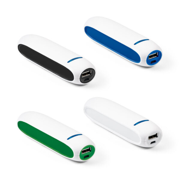 SPBrindes Corporativos - BOOLE 1'5. Bateria portátil em ABS (1'500 mAh)