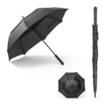 SPBrindes Corporativos - GAVIN. Guarda-chuva de 27'5'' em poliéster 100% reciclado pongee 190T com abertura automática