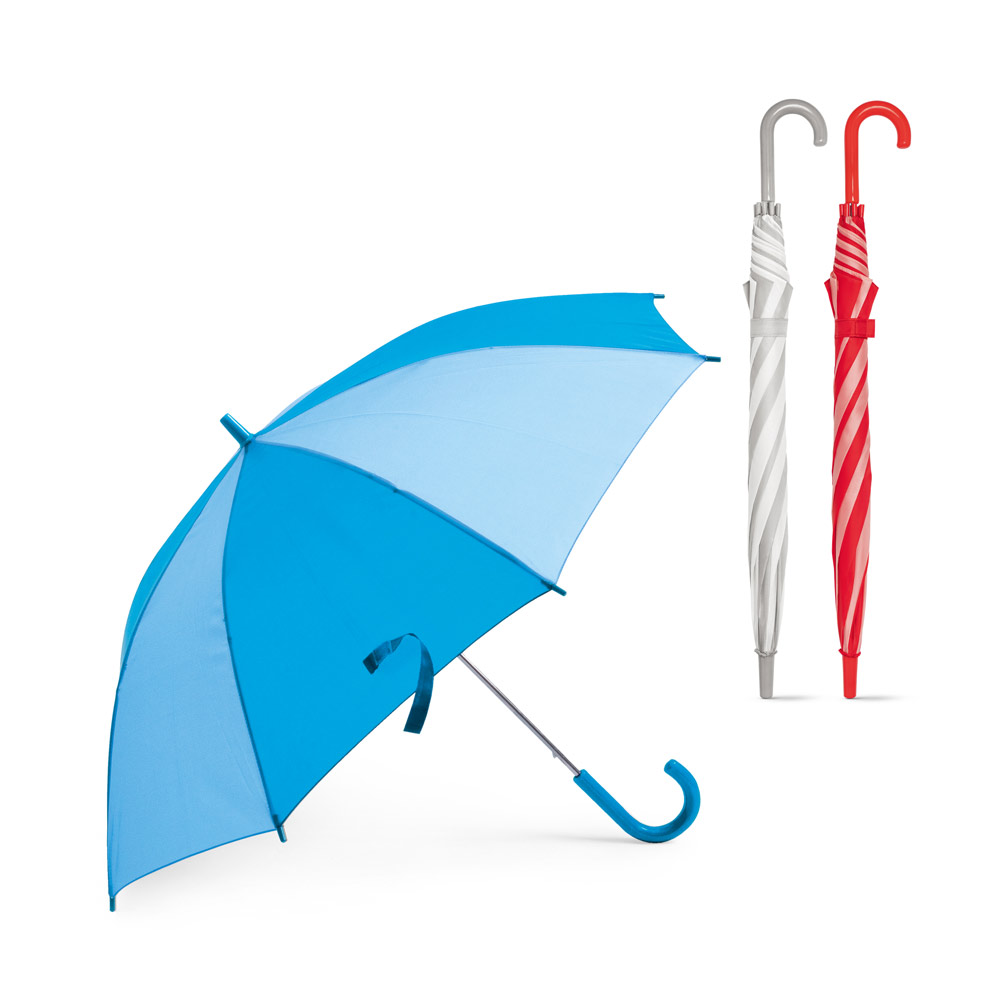 SPBrindes Corporativos - STORK. Guarda-chuva para criança em poliéster 190T