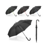 SPBrindes Corporativos - ALBERTA. Guarda-chuva em pongee 190T com abertura automática