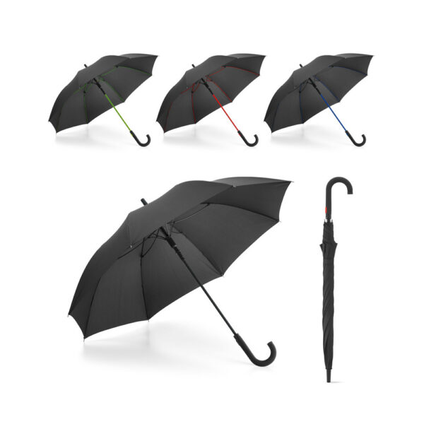 SPBrindes Corporativos - ALBERTA. Guarda-chuva em pongee 190T com abertura automática
