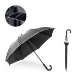 SPBrindes Corporativos - FINNLEY. Guarda-chuva de 27" em poliéster 100% reciclado pongee 190T à prova de vento