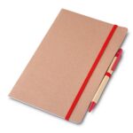 SPBrindes Corporativos - CADERNO P/ ANOT. KRAFT C/ CANETA