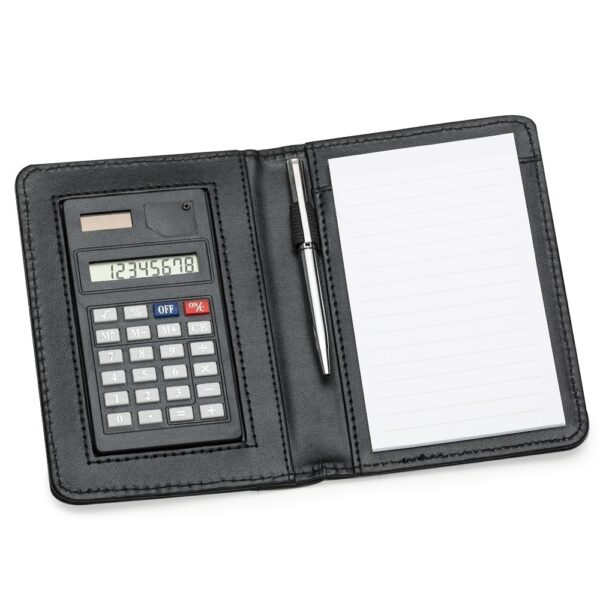 SPBrindes Corporativos - BLOCO DE ANOTAÇÕES COM CALCULADORA E CANETA