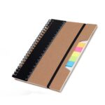 SPBrindes Corporativos - CADERNO P/ ANOT. KRAFT COM ELASTICO