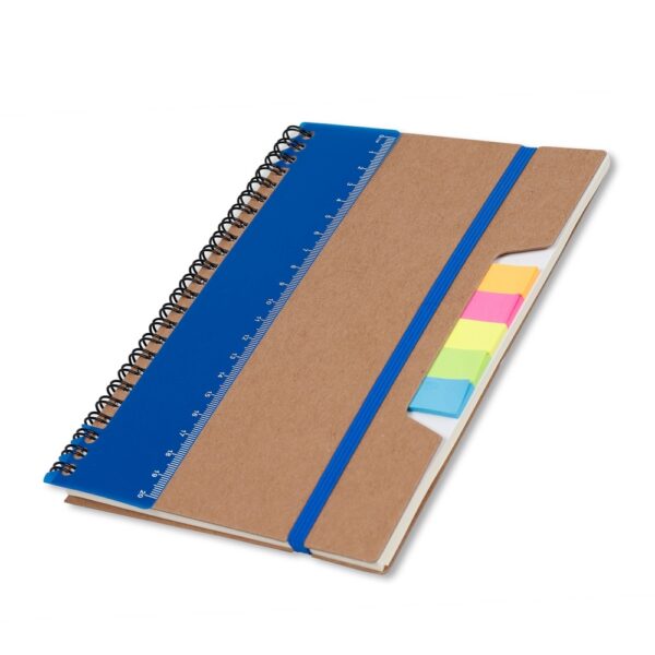SPBrindes Corporativos - CADERNO P/ ANOT. KRAFT COM ELASTICO