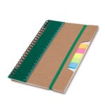SPBrindes Corporativos - CADERNO P/ ANOT. KRAFT COM ELASTICO