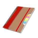 SPBrindes Corporativos - CADERNO P/ ANOT. KRAFT COM ELASTICO