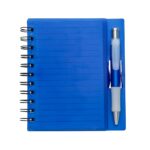 SPBrindes Corporativos - CADERNO PLÁSTICO C/ CANETA