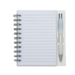 SPBrindes Corporativos - CADERNO PLÁSTICO C/ CANETA