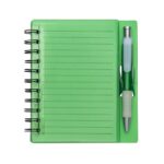 SPBrindes Corporativos - CADERNO PLÁSTICO C/ CANETA
