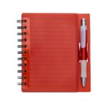 SPBrindes Corporativos - CADERNO PLÁSTICO C/ CANETA