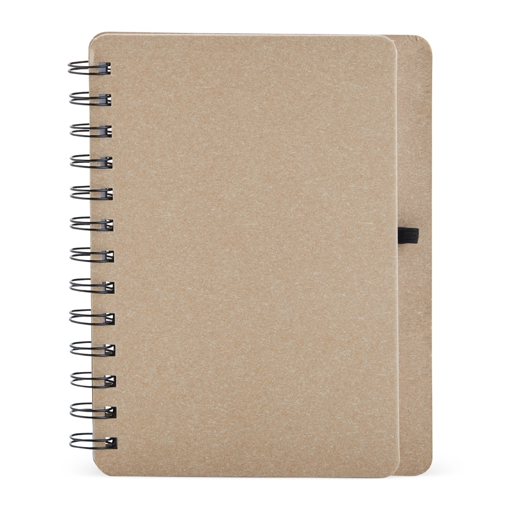 SPBrindes Corporativos - CADERNETA KRAFT B6 COM PORTA CANETA