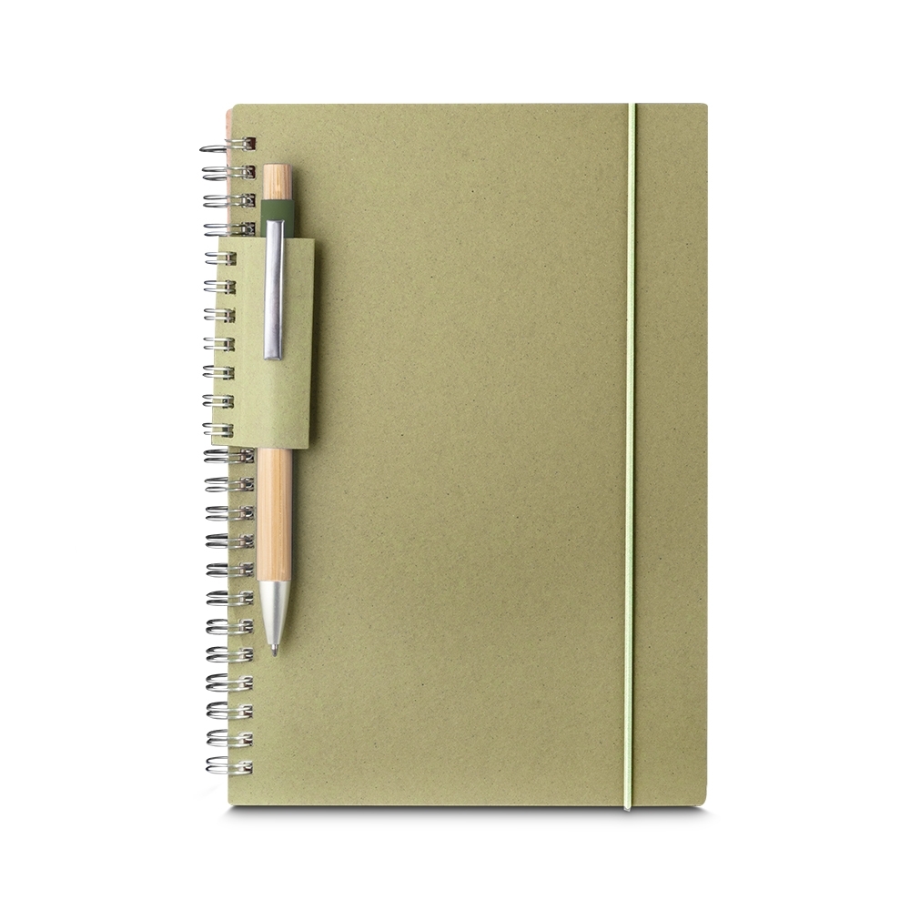 SPBrindes Corporativos - CADERNO A5 PAPEL RECICLADO
