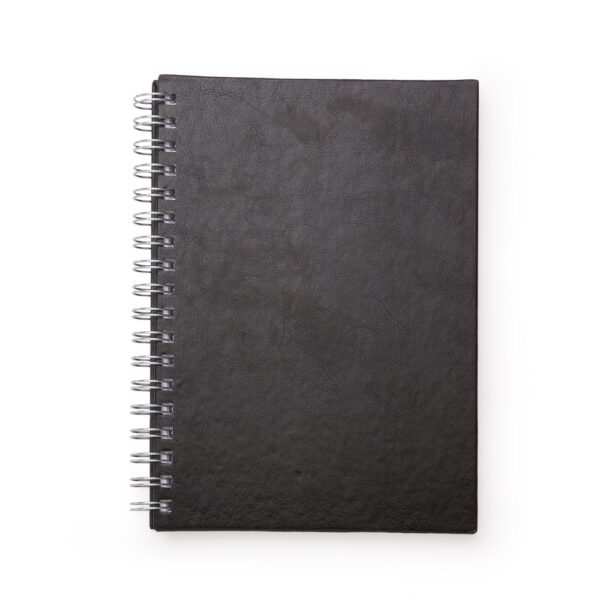 SPBrindes Corporativos - CADERNO C/ CAPA DE COURO SINTÉTICO 17 X 24CM