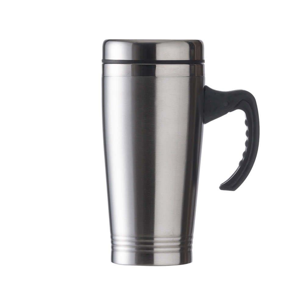 SPBrindes Corporativos - CANECA 450ML INOX C/ TAMPA