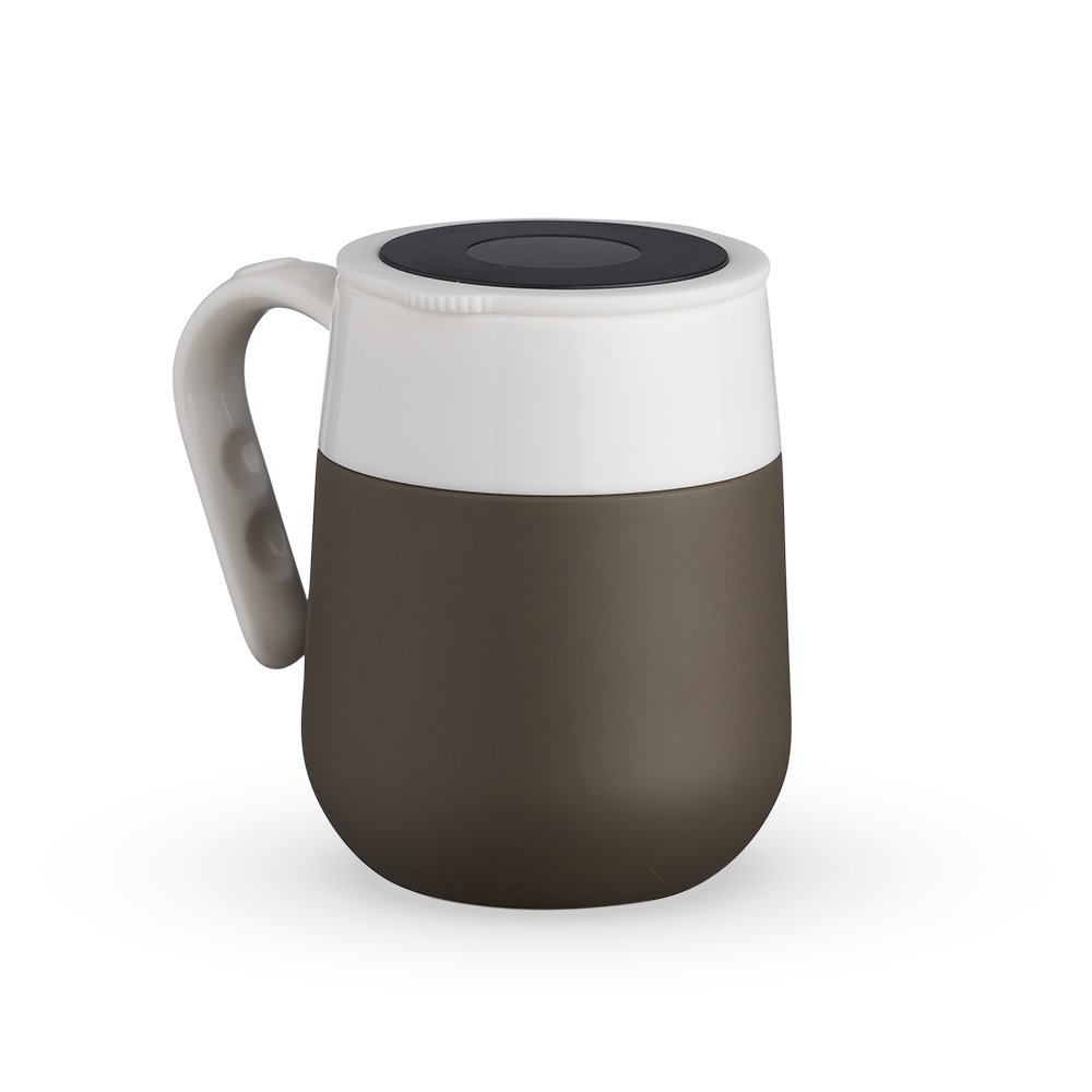 SPBrindes Corporativos - CANECA TÉRMICA INOX 500ML COM DISPLAY LED