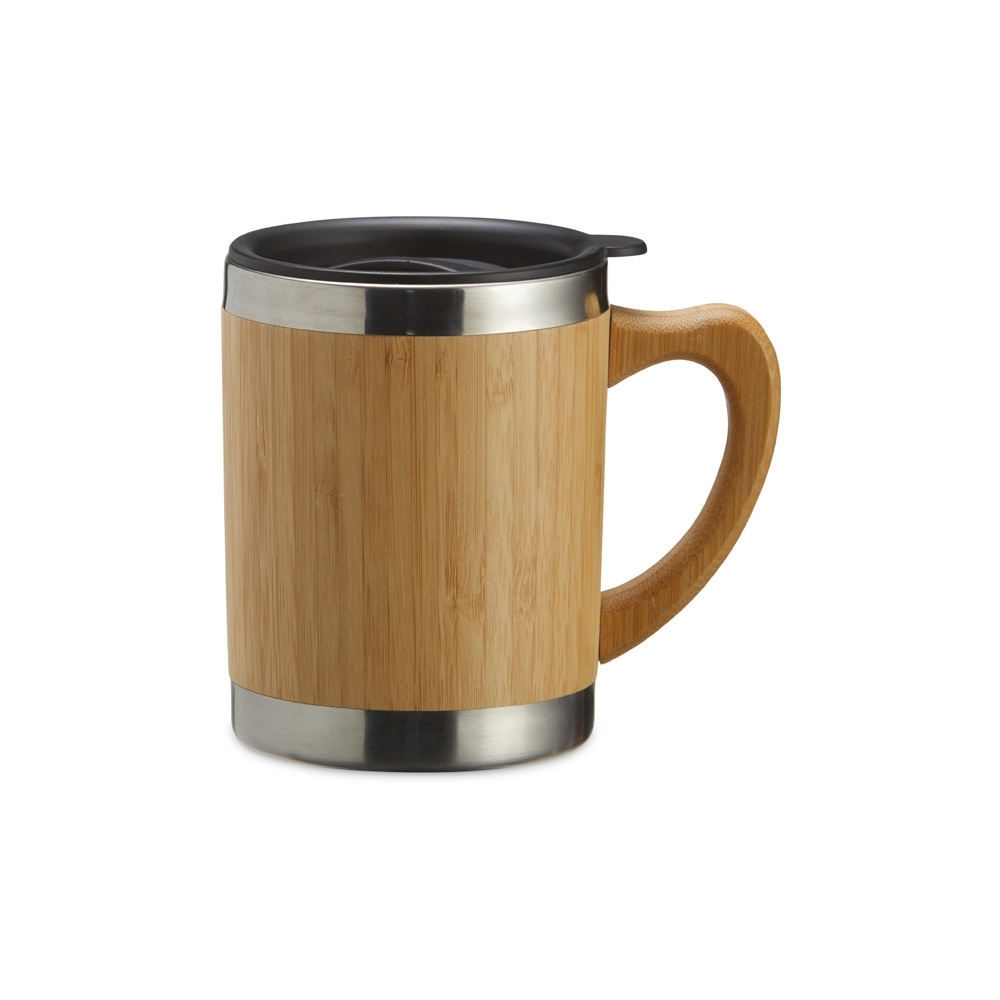 SPBrindes Corporativos - CANECA DE BAMBU 300ML