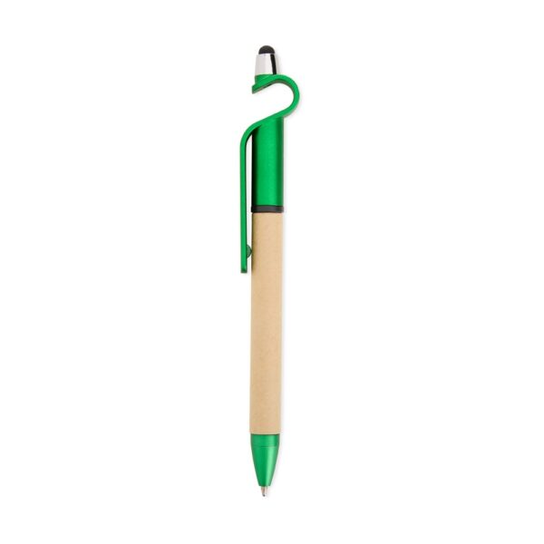SPBrindes Corporativos - CANETA ECOLÓGICA TOUCH COM SUPORTE