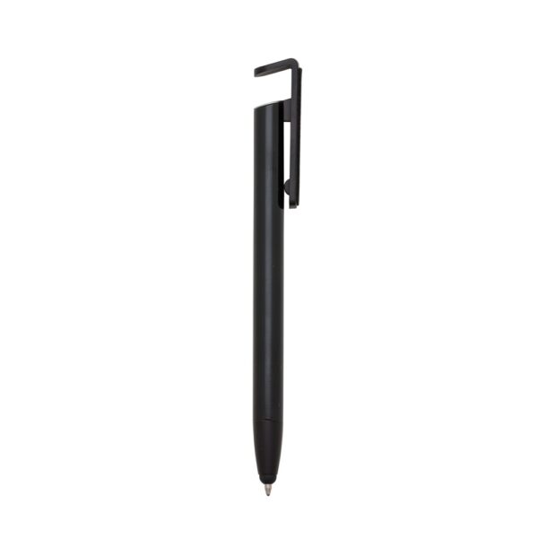 SPBrindes Corporativos - CANETA BASE CELULAR C/ LIMPADOR DE TELA E PORTA TOUCH