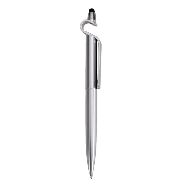 SPBrindes Corporativos - CANETA PLASTICA C/ SUPORTE E TOUCH
