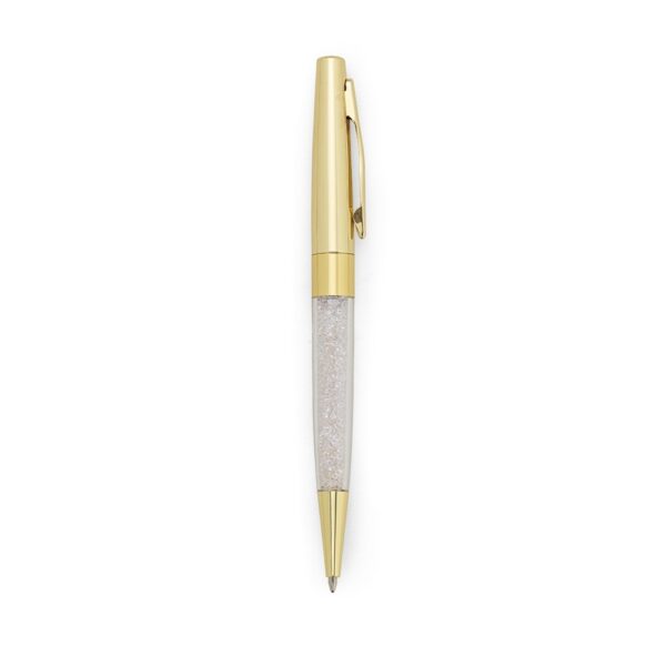 SPBrindes Corporativos - CANETA SEMI - METAL CRISTAIS