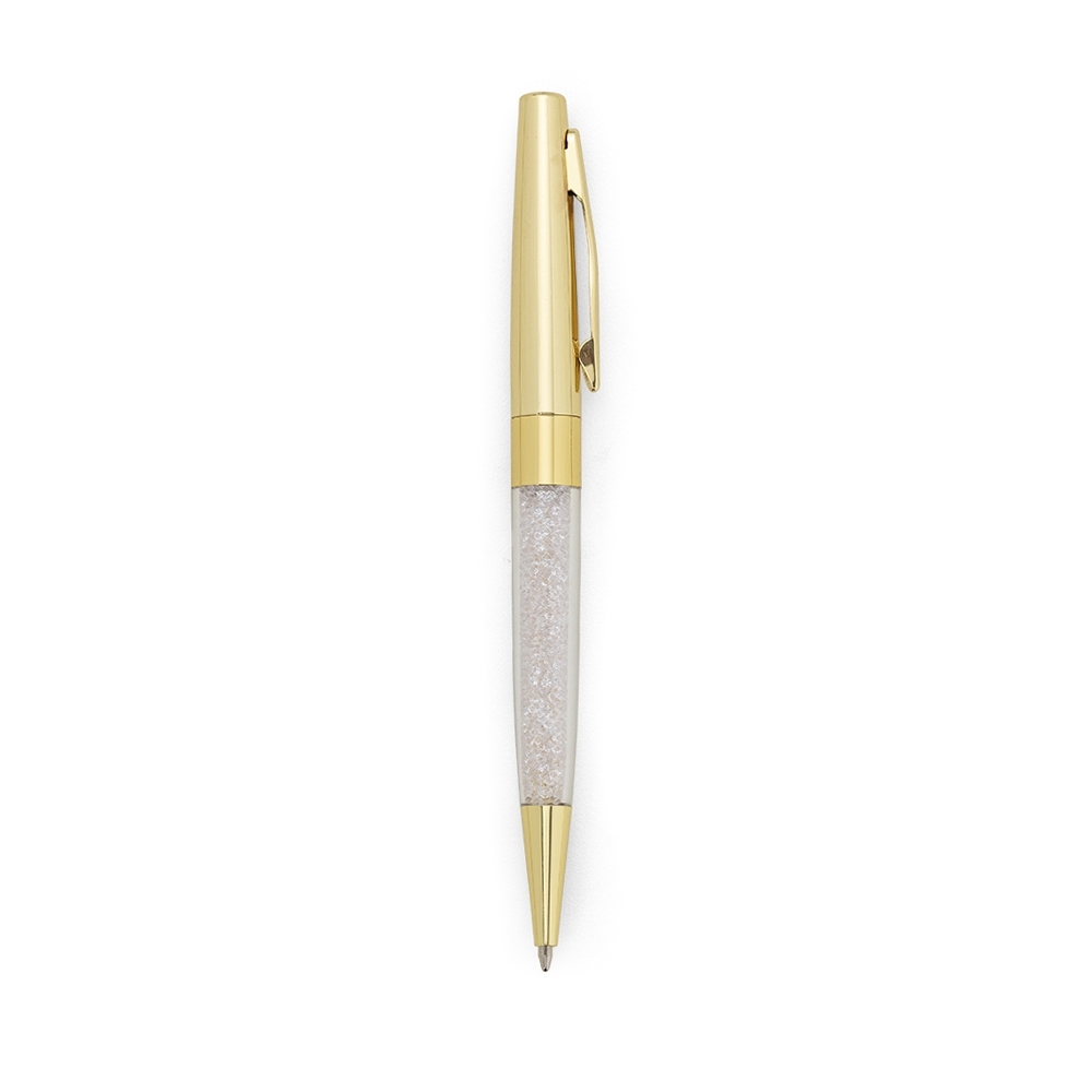 SPBrindes Corporativos - CANETA SEMI - METAL CRISTAIS