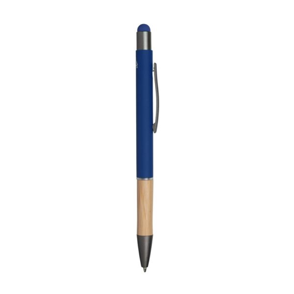 SPBrindes Corporativos - CANETA TOUCH SCREEN ALUMÍNIO E BAMBU