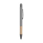 SPBrindes Corporativos - CANETA TOUCH SCREEN ALUMÍNIO E BAMBU