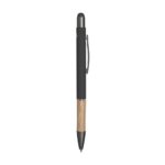 SPBrindes Corporativos - CANETA TOUCH SCREEN ALUMÍNIO E BAMBU