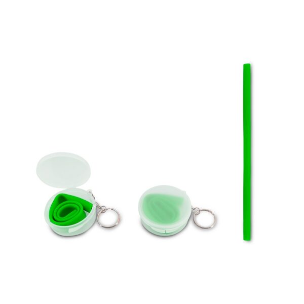 SPBrindes Corporativos - CANUDO EM SILICONE NO ESTOJO
