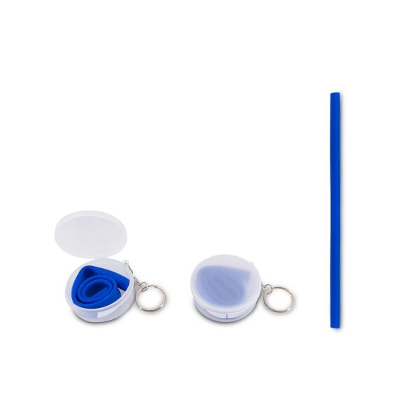 SPBrindes Corporativos - CANUDO EM SILICONE NO ESTOJO