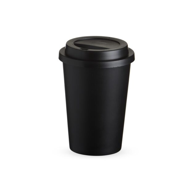 SPBrindes Corporativos - COPO FIBRA DE ARROZ C/ TAMPA 450ML
