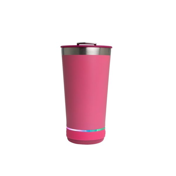 SPBrindes Corporativos - COPO TÉRMICO 400ML COM CAIXA DE SOM