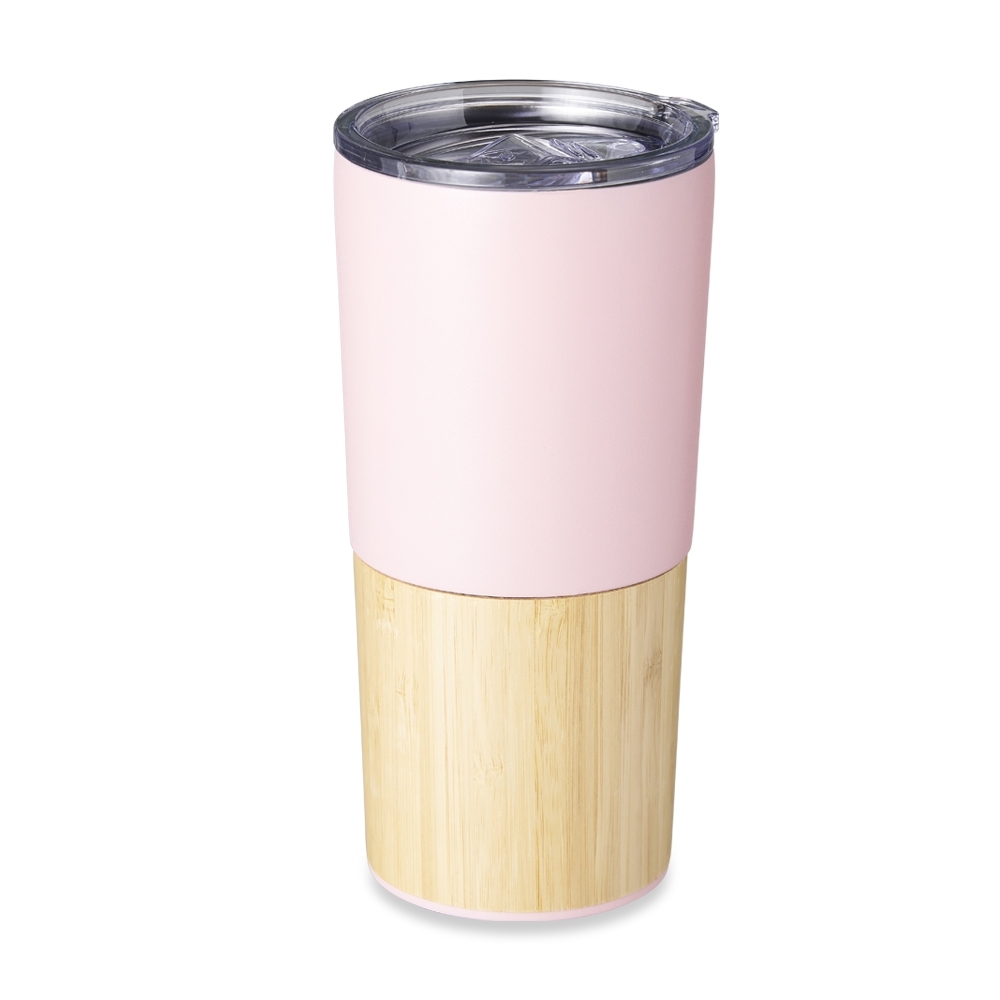 SPBrindes Corporativos - COPO TÉRMICO BAMBU 600ML