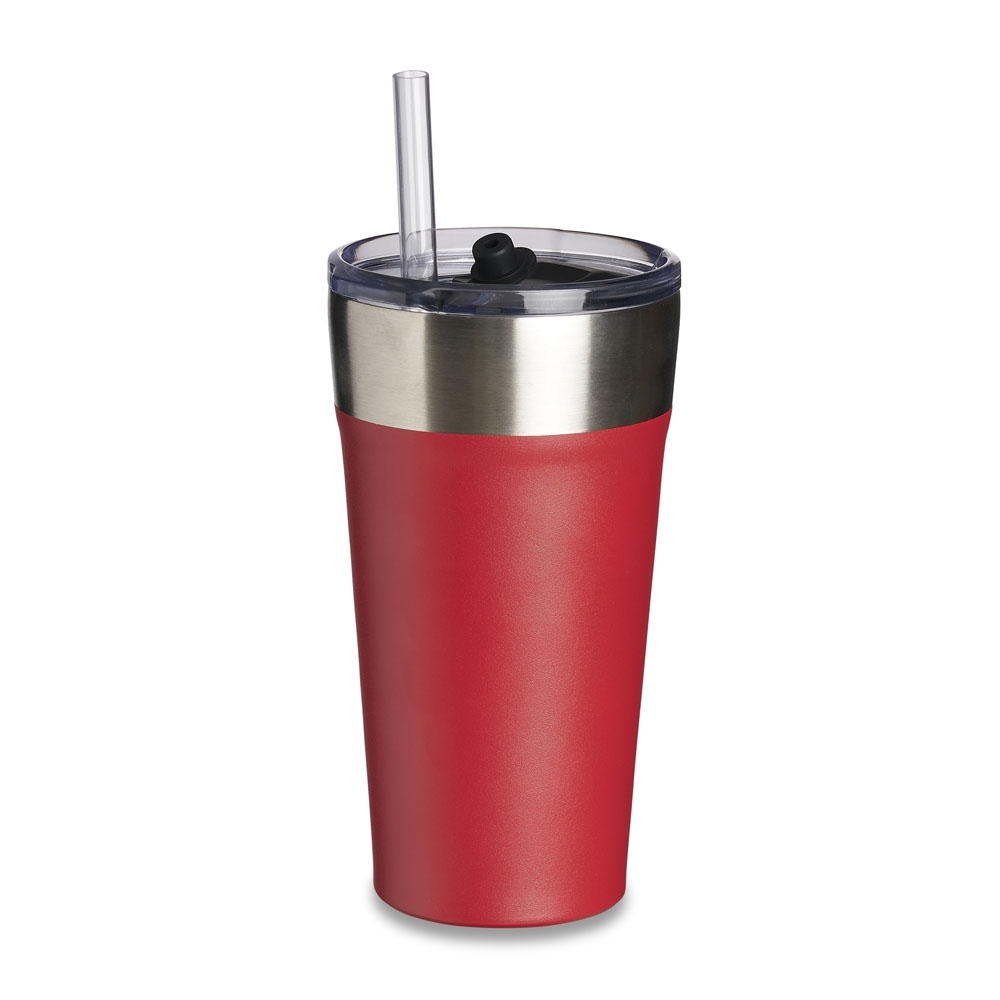 SPBrindes Corporativos - COPO TÉRMICO C/ CANUDO 500ML