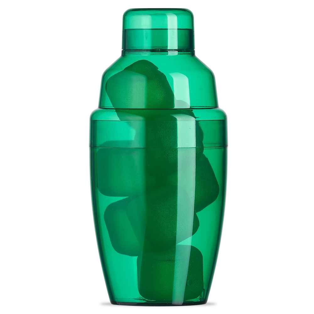 SPBrindes Corporativos - COQUETELEIRA PLÁSTICA C/ GELO ECOLÓGICO 230ML