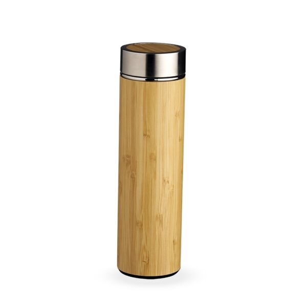 SPBrindes Corporativos - GARRAFA BAMBU 500 ML