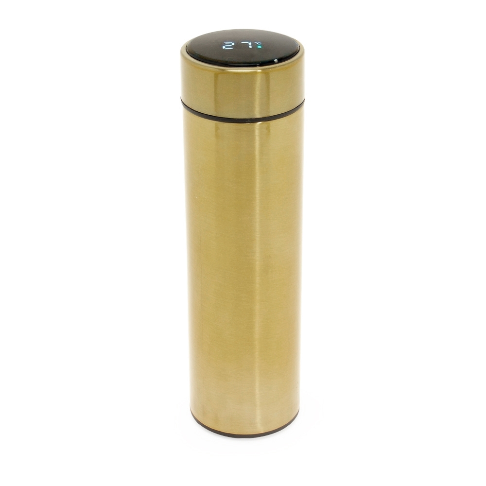 SPBrindes Corporativos - GARRAFA TÉRMICA 400ML C/ TERMÔMETRO