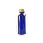 SPBrindes Corporativos - GARRAFA ALUMÍNIO 500ML TAMPA BAMBU