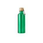 SPBrindes Corporativos - GARRAFA ALUMÍNIO 500ML TAMPA BAMBU