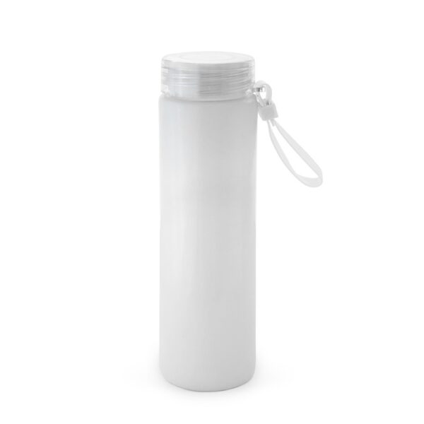 SPBrindes Corporativos - GARRAFA DE VIDRO 400ML (PODEM HAVER RISCOS NA PINTURA E/OU PEQUENAS BOLHAS NO CORPO DA GARRAFA)