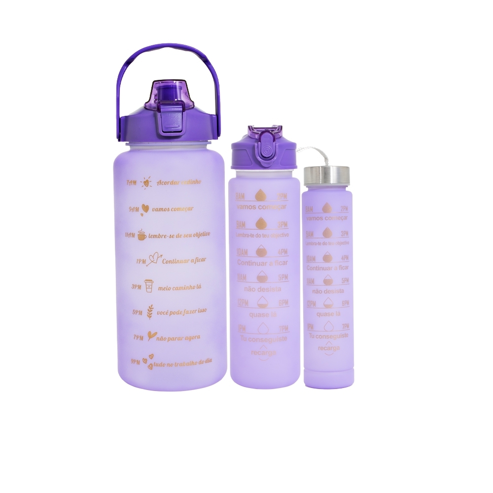 SPBrindes Corporativos - KIT 3 GARRAFAS