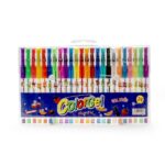 SPBrindes Corporativos - CANETINHAS COLORGEL CARTELA C/ 24