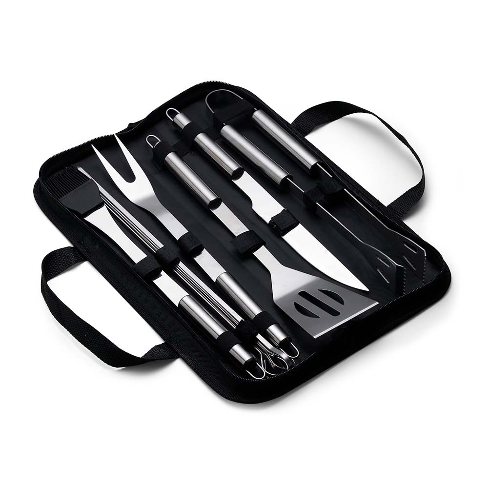 SPBrindes Corporativos - KIT CHURRASCO 9 PEÇAS