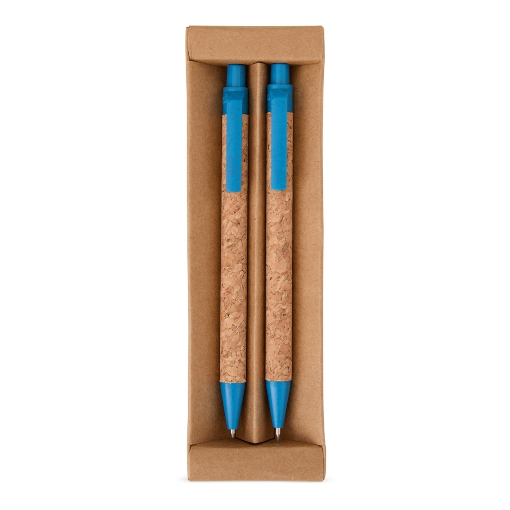 SPBrindes Corporativos - KIT ECOLÓGICO CANETA E LAPISEIRA CORTIÇA